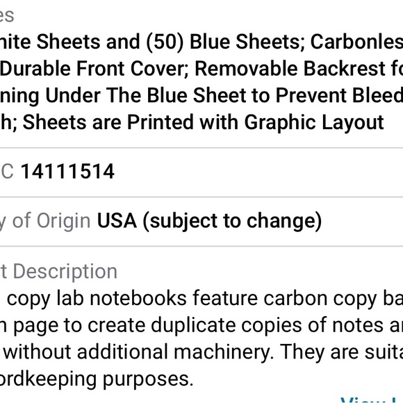 Roaring Spring Lab note book - Picture 2 of 3